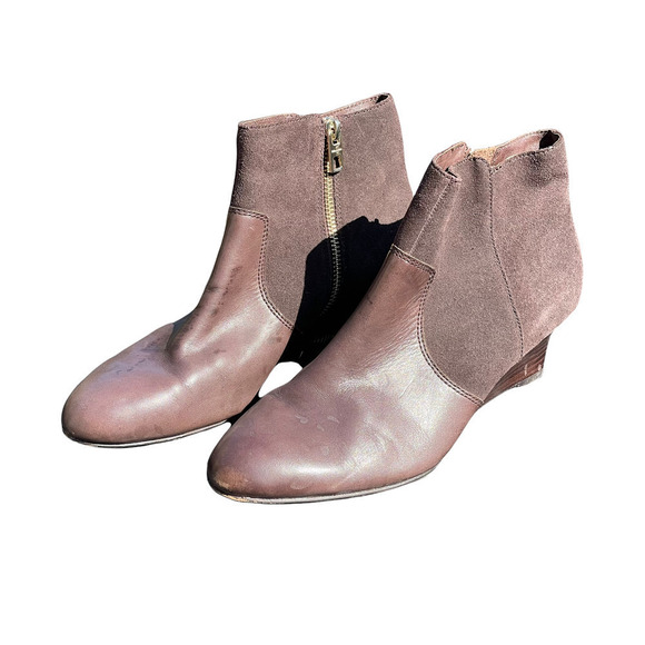 Coach Mystic Wedge Zip Ankle Boots - Womens Size EU 38.5 / US 8.5 - Picture 3 of 16